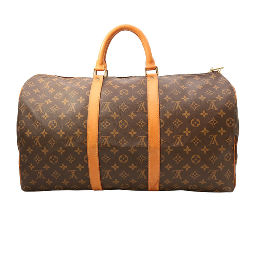 Monogram Keepall 50 M41426 Duffle Brown