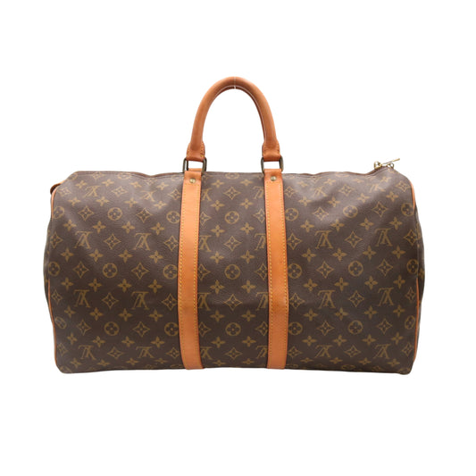 Monogram Keepall 50 M41426 Duffle Brown