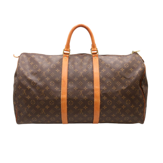 Monogram Keepall 55 M41424 Duffle Brown