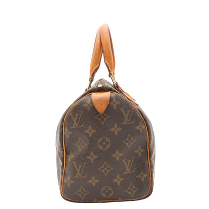 Monogram Speedy 25 M41528 Satchel/Top Handle Bag Brown