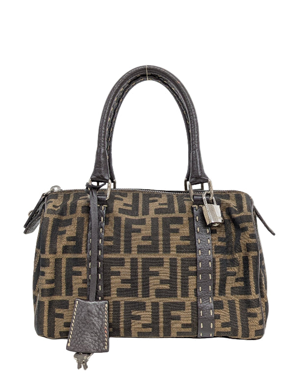 FENDI　ズッカ柄　ハンドバッグ