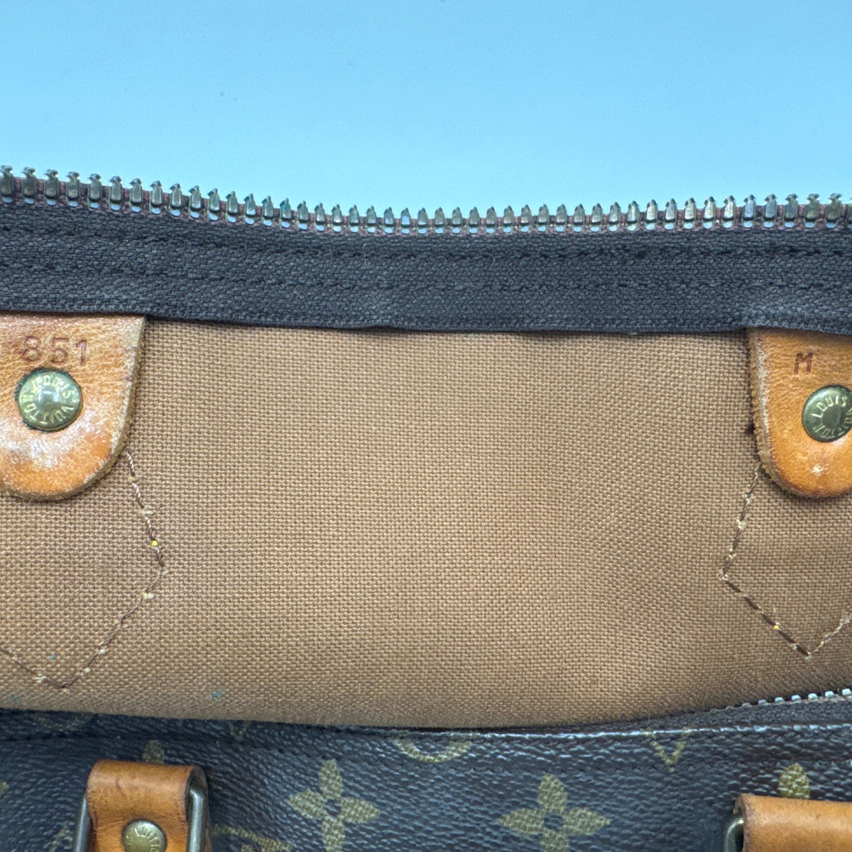 Monogram Speedy 35 M41524 Satchel/Top Handle Bag Brown