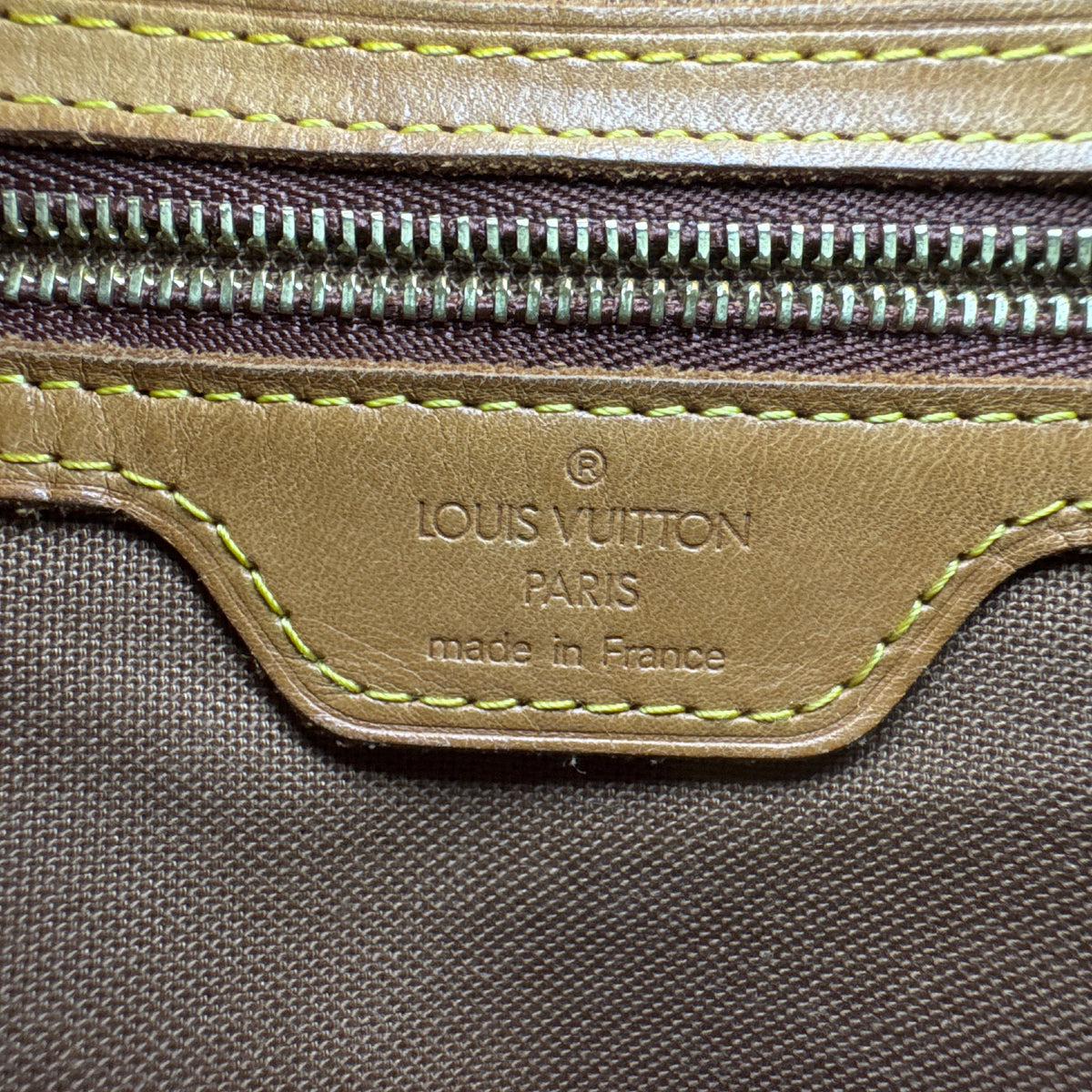 Monogram Cabas Piano M51148 Tote Brown