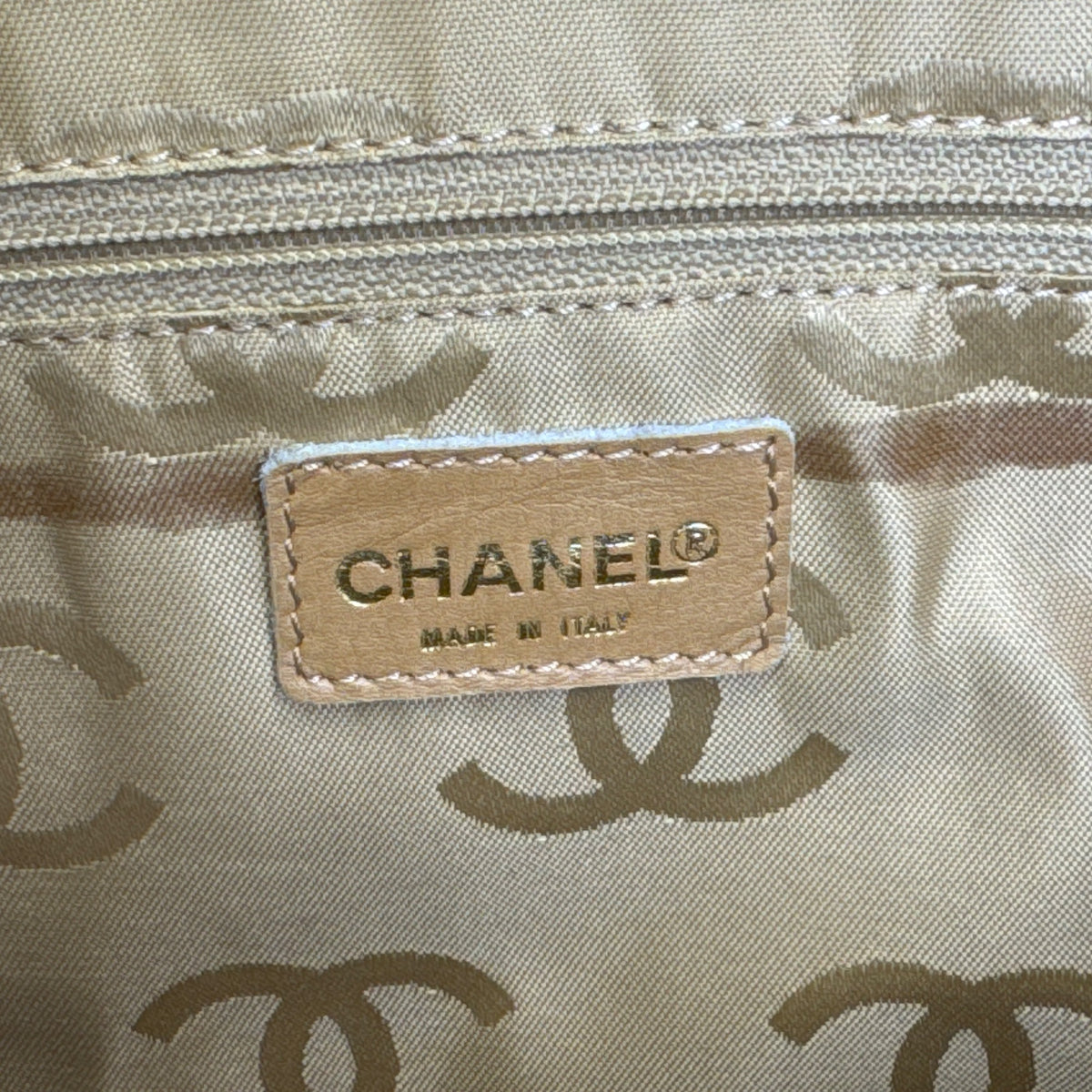 Wild Stitch One Shoulder Bag Beige