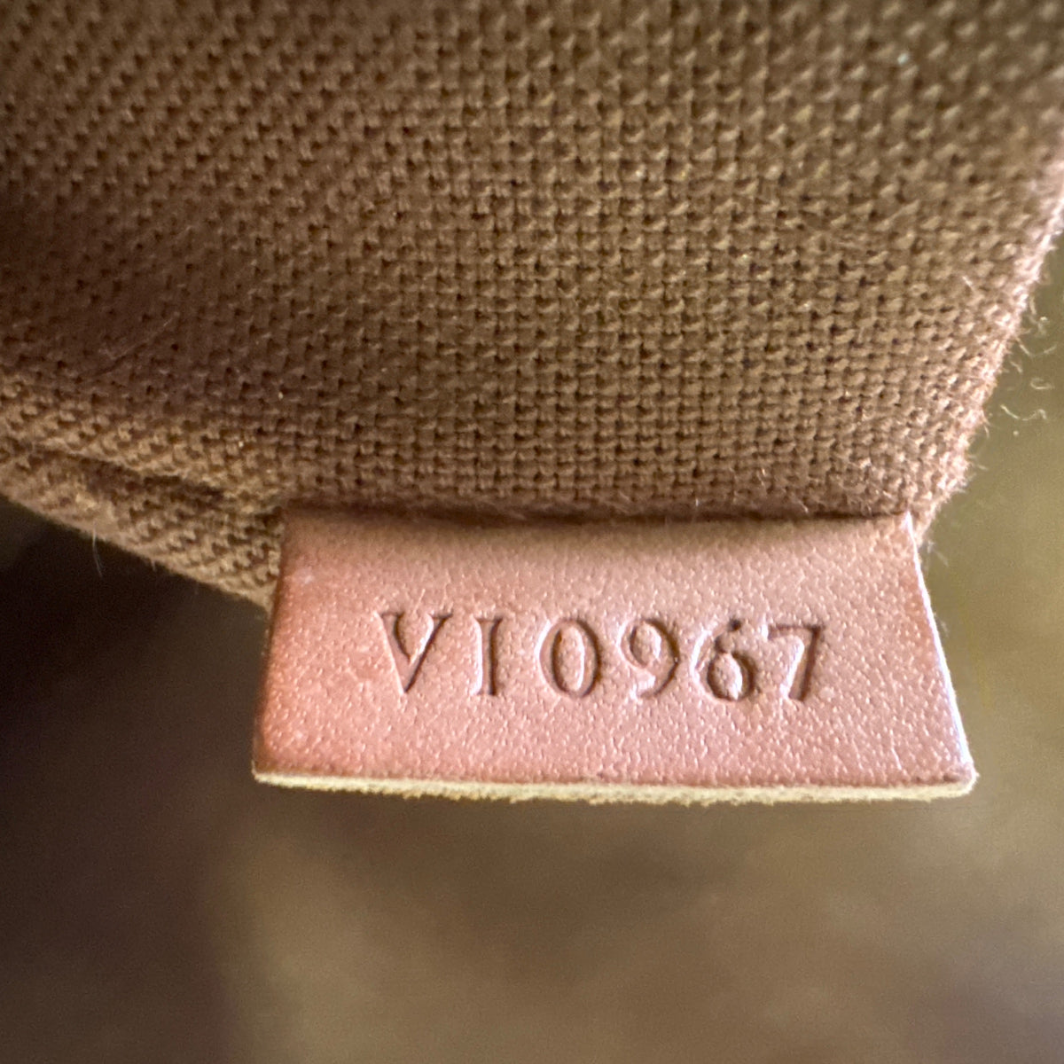 Monogram Alma PM M51130 Satchel/Top Handle Bag Brown
