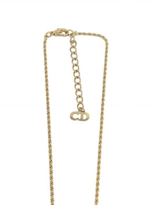 Dior CD Logo Top GD Necklace