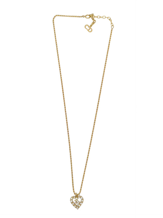 Dior Necklace Heart CD Logo