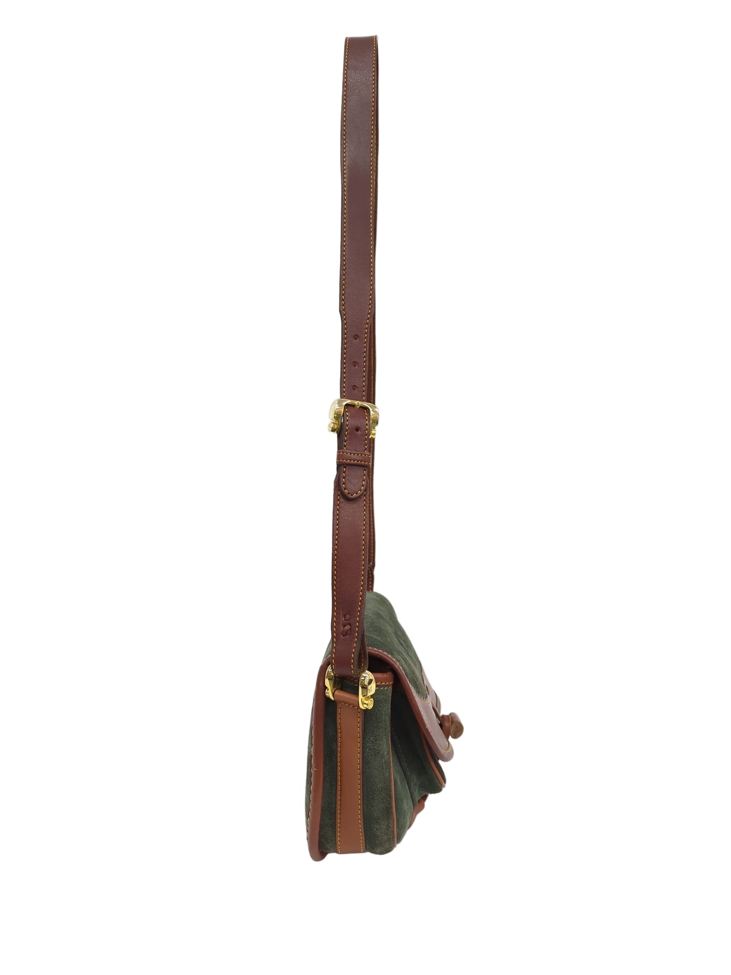 LOEWE スエード ショルダーバッグ