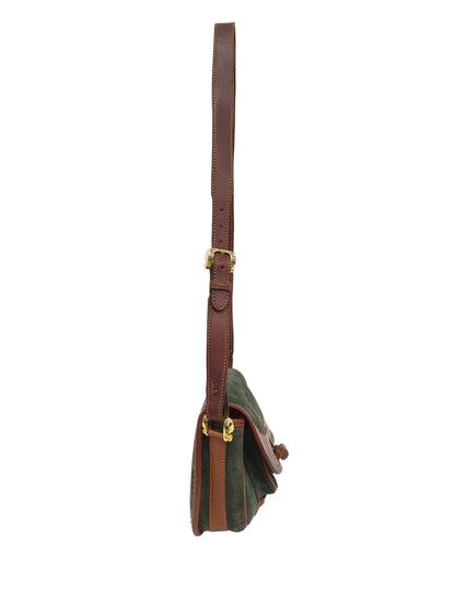 LOEWE スエード ショルダーバッグ
