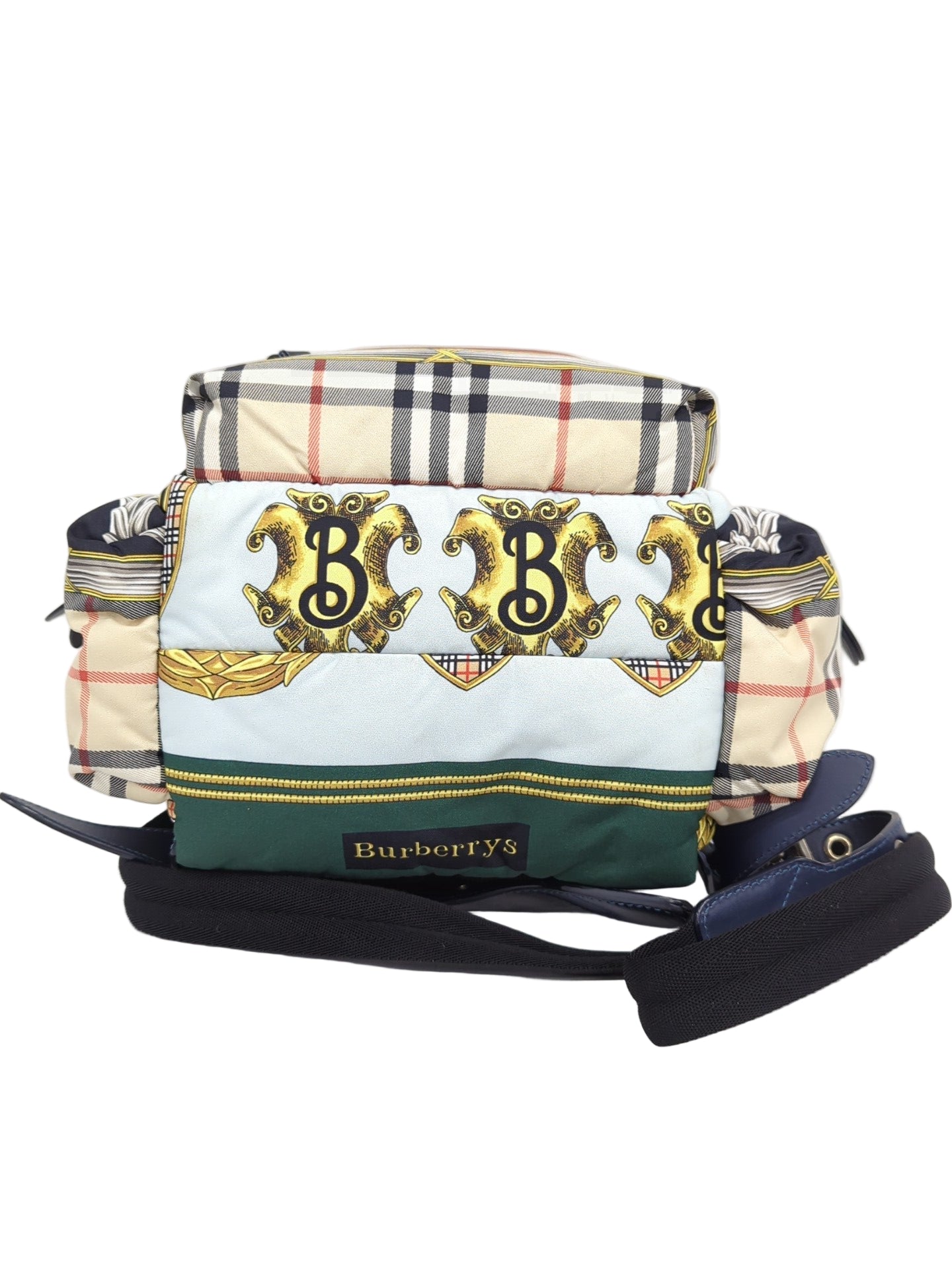 BURBERRY マルチカラースカーフ柄 リュックサック