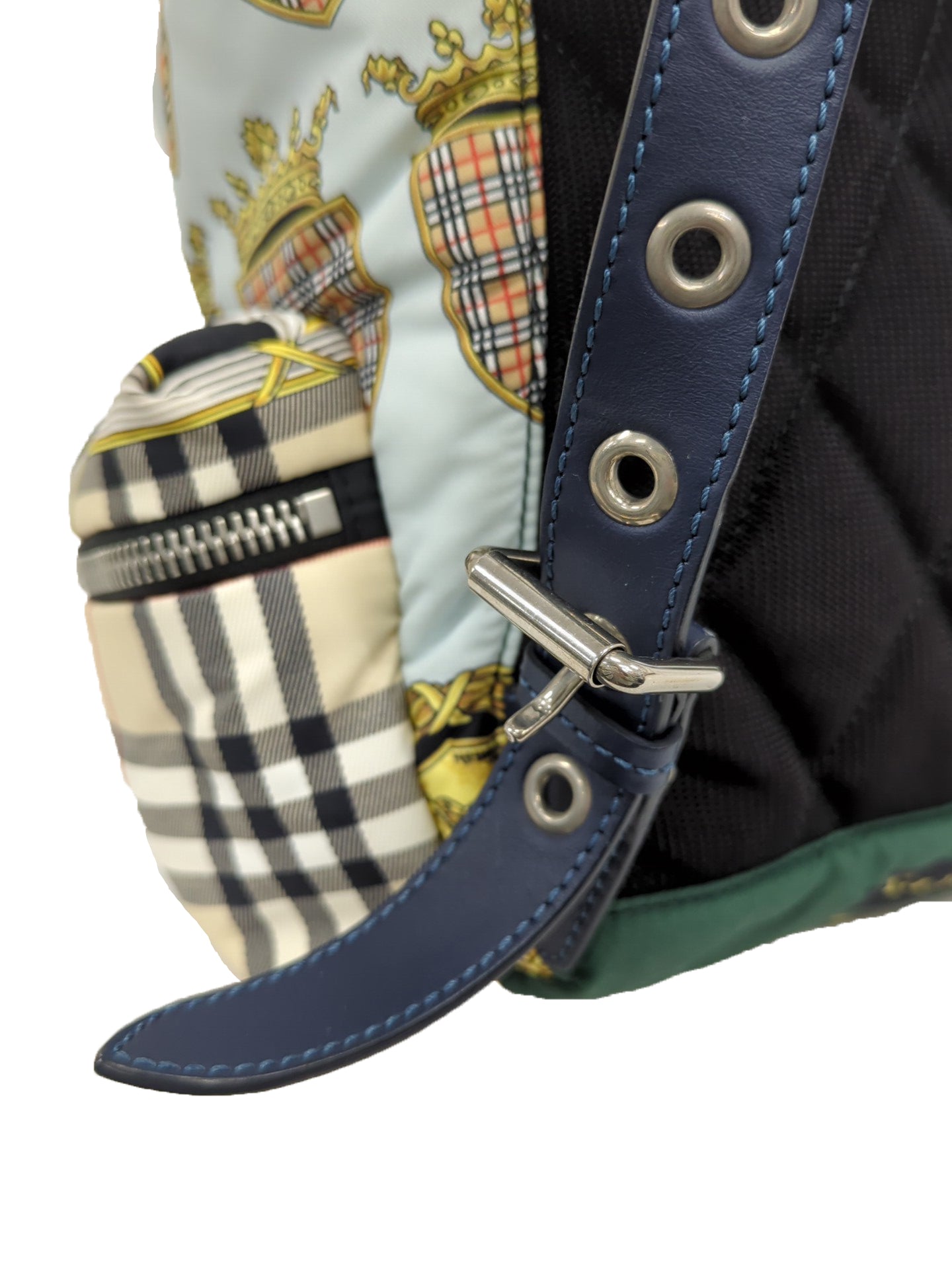 BURBERRY マルチカラースカーフ柄 リュックサック