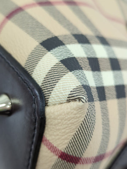 BURBERRY ノバチェック ボウリングバッグ