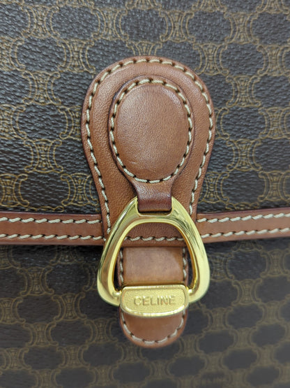 CELINE マカダム ショルダーバッグ