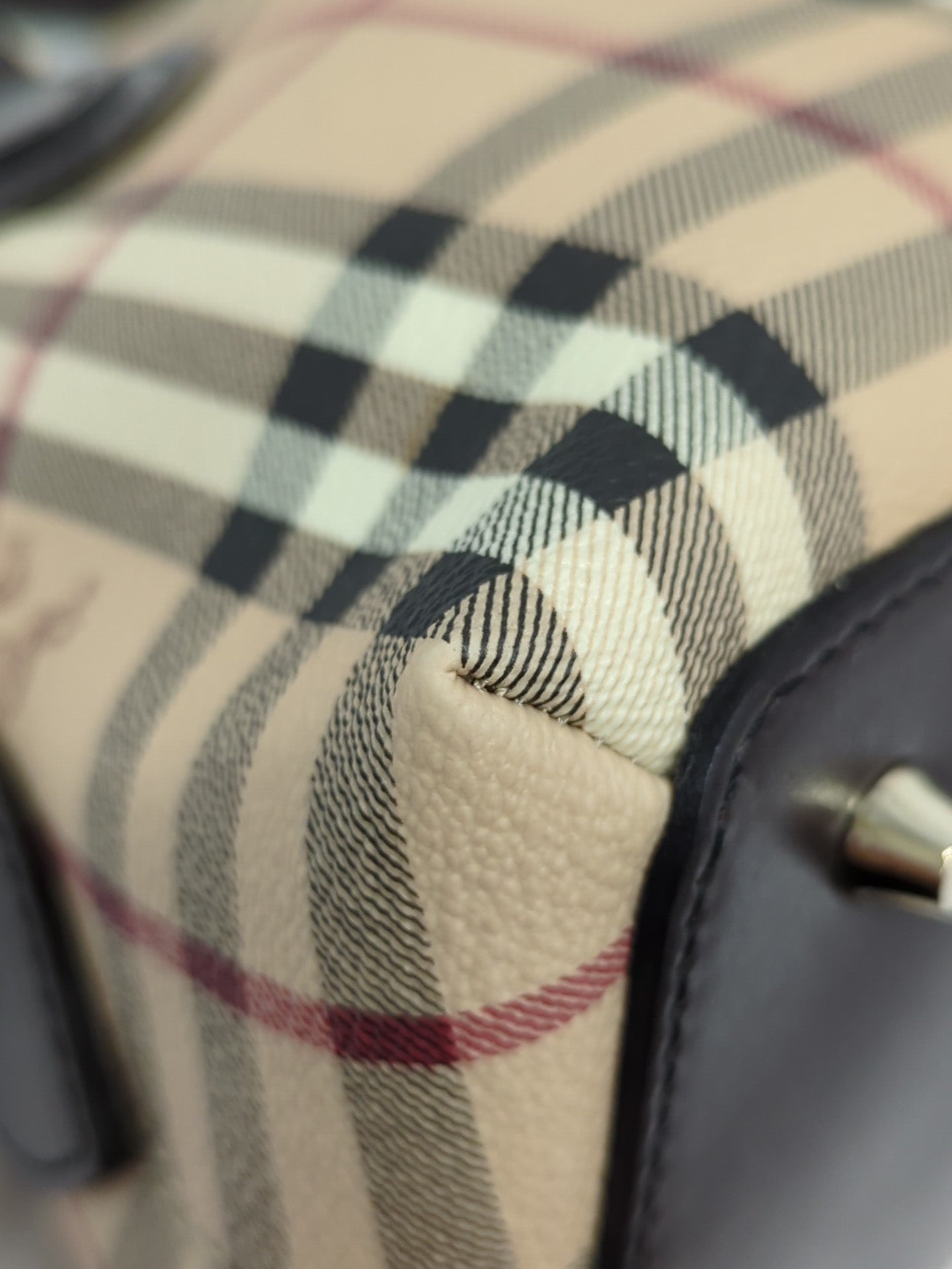 BURBERRY ノバチェック ボウリングバッグ