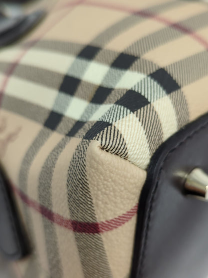 BURBERRY ノバチェック ボウリングバッグ