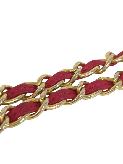 CHANEL ラムスキン オクタゴン ショルダーバッグ