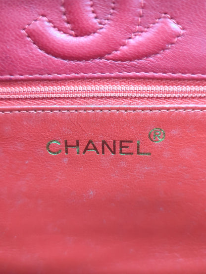 CHANEL ラムスキン オクタゴン ショルダーバッグ