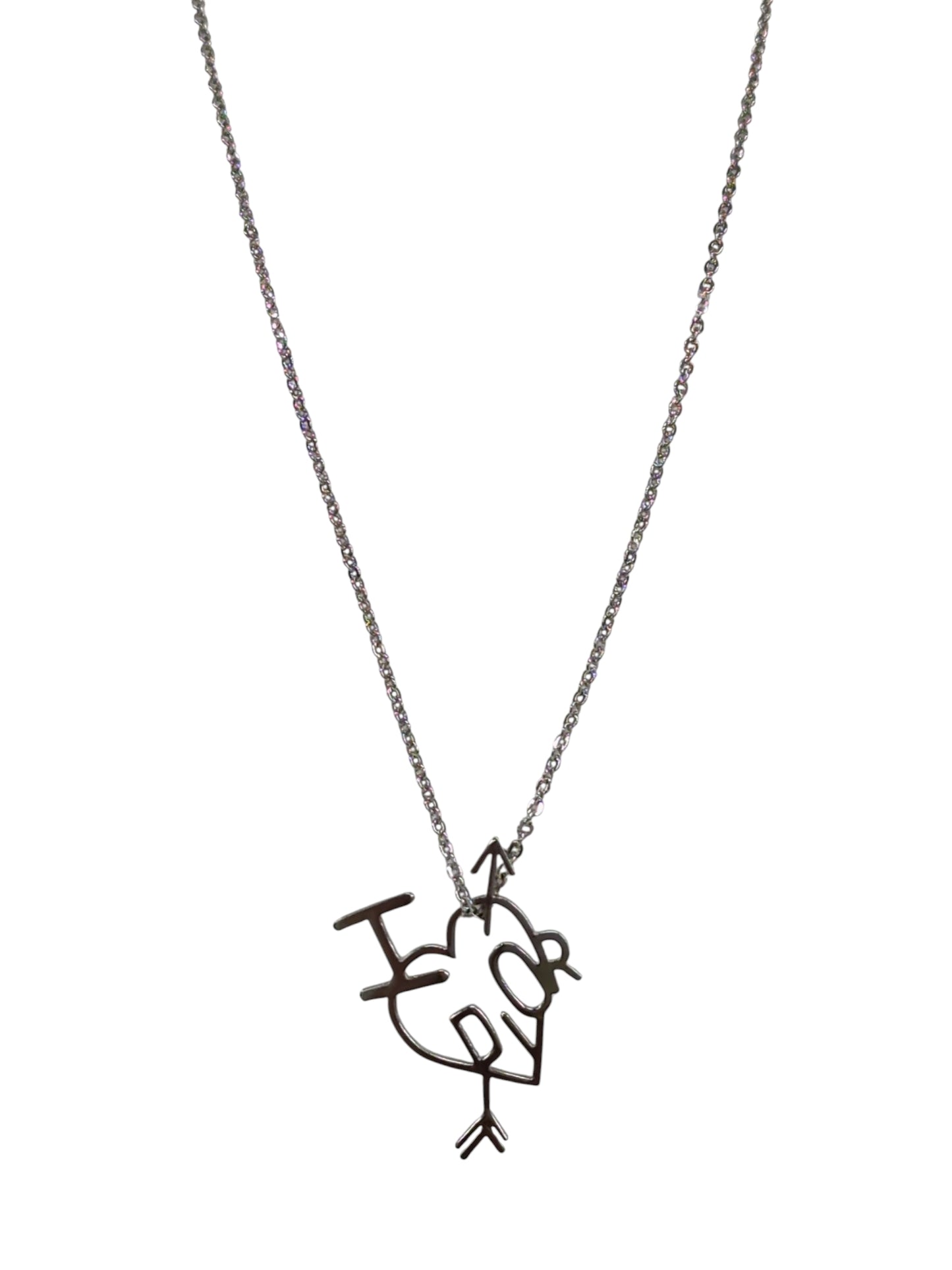 Dior　ハートロゴ ネックレス