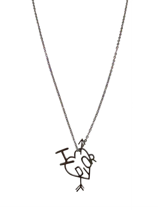 Dior　ハートロゴ ネックレス