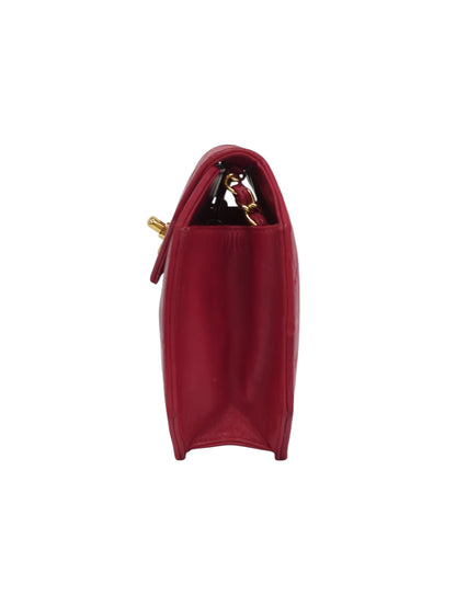 CHANEL ラムスキン オクタゴン ショルダーバッグ