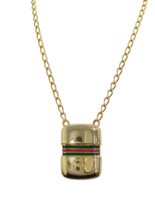 GUCCI Sherry Pill Case Necklace