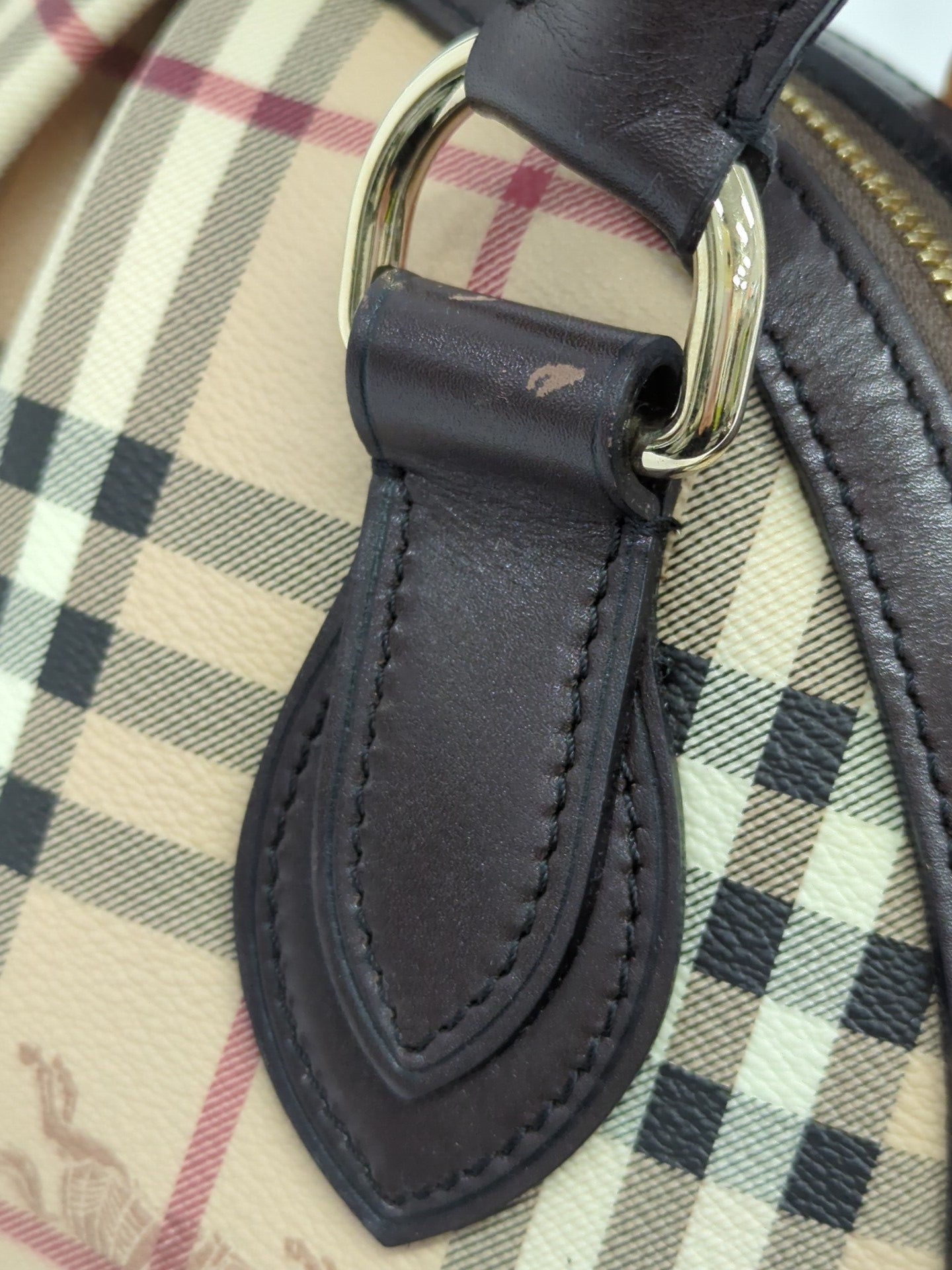 BURBERRY ノバチェック ボウリングバッグ