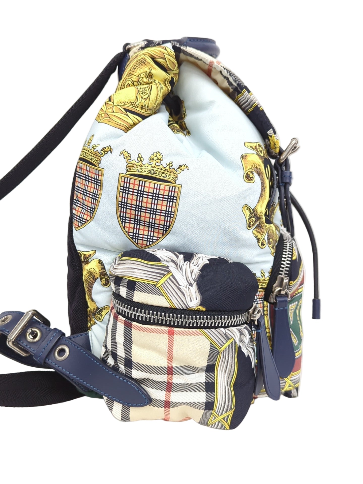 BURBERRY マルチカラースカーフ柄 リュックサック