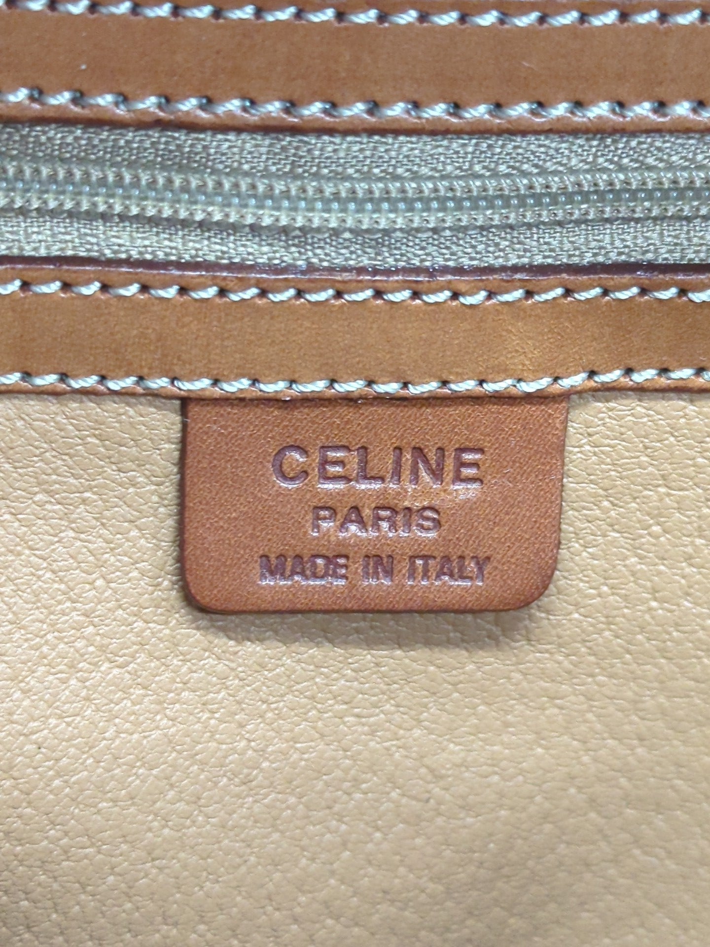 CELINE マカダム ハンドバッグ