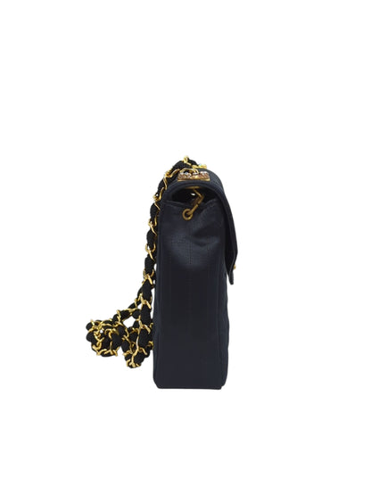 CHANEL サテン ココマーク ショルダーバッグ