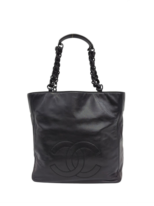 CHANEL ココプラチェーントート