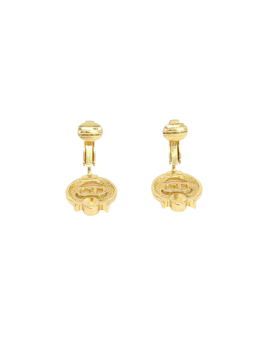 Dior CD Logo Clip-on Earrings
