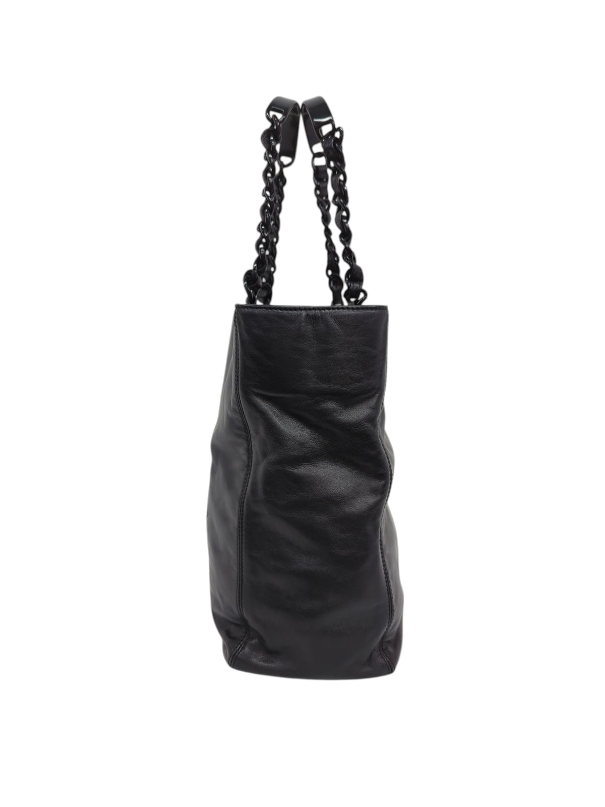CHANEL ココプラチェーントート