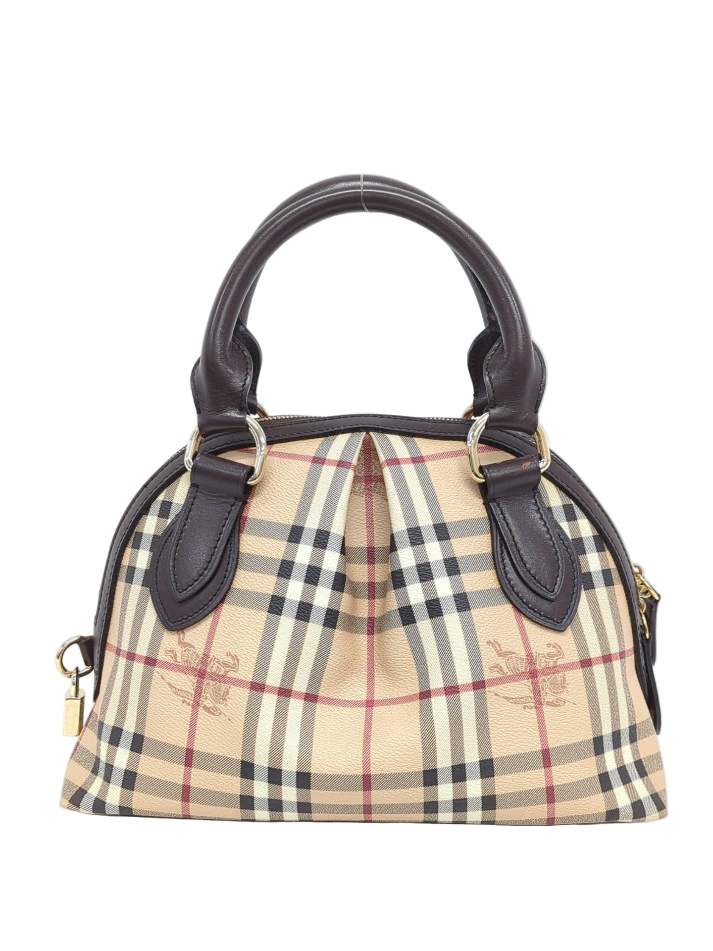 BURBERRY ノバチェック ボウリングバッグ