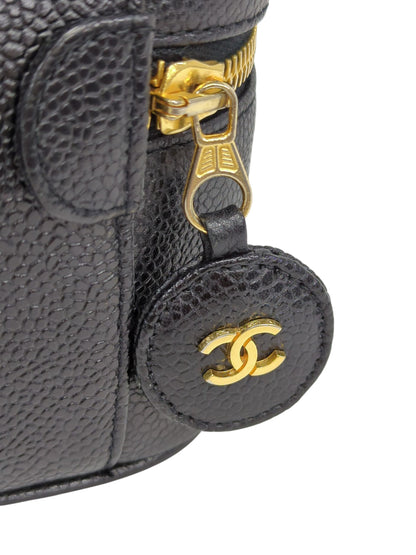CHANEL キャビアスキン バニティバッグ