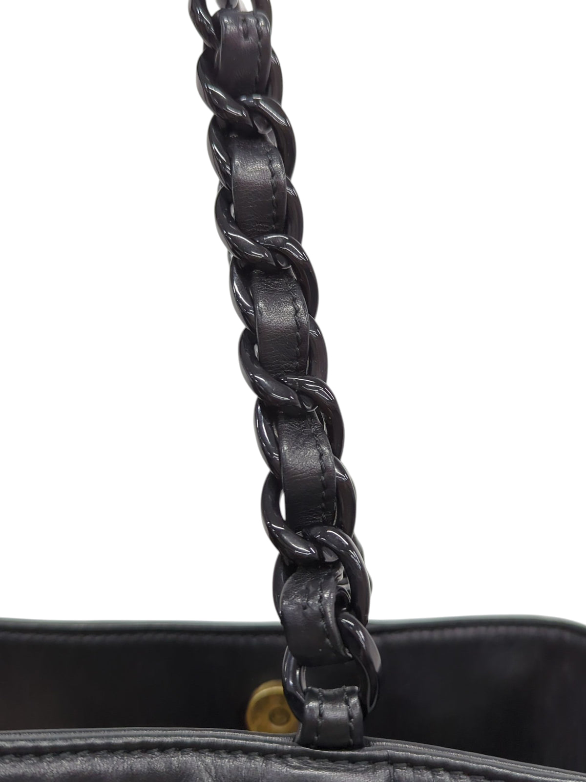 CHANEL ココプラチェーントート