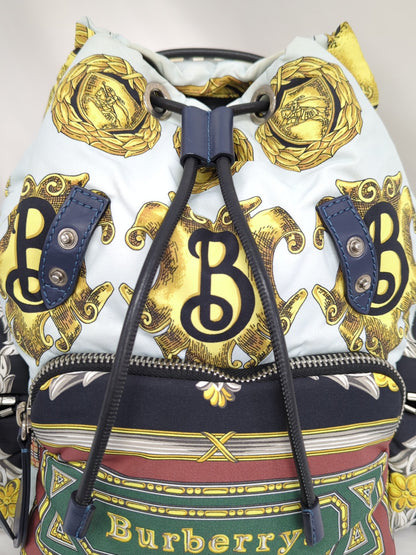 BURBERRY マルチカラースカーフ柄 リュックサック