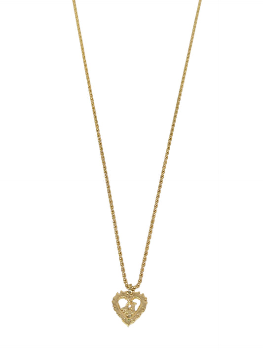 Dior Necklace Heart CD Logo