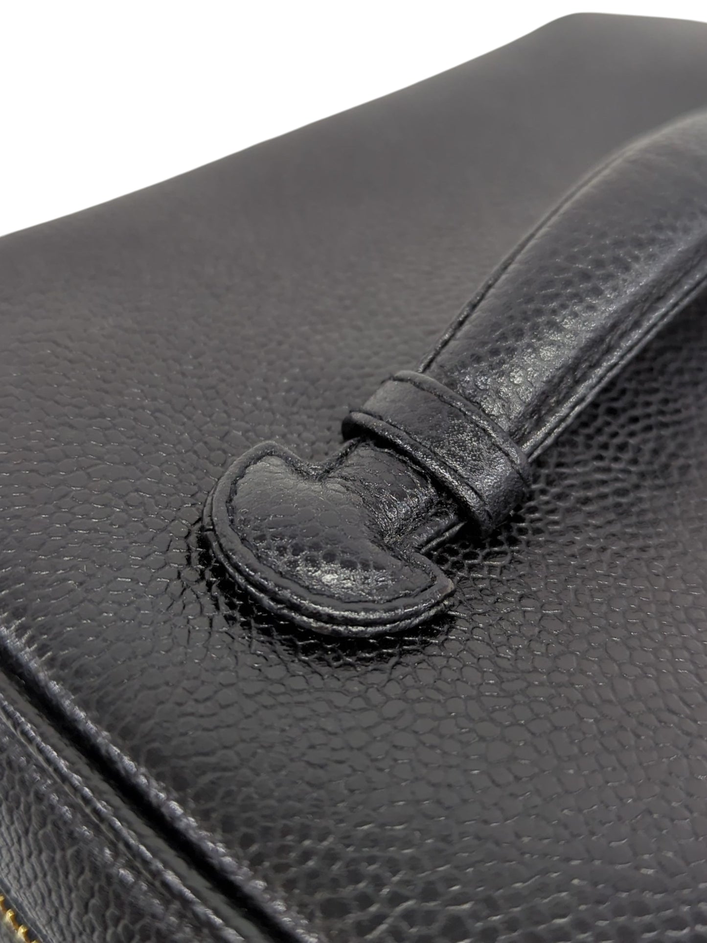 CHANEL キャビアスキン バニティバッグ