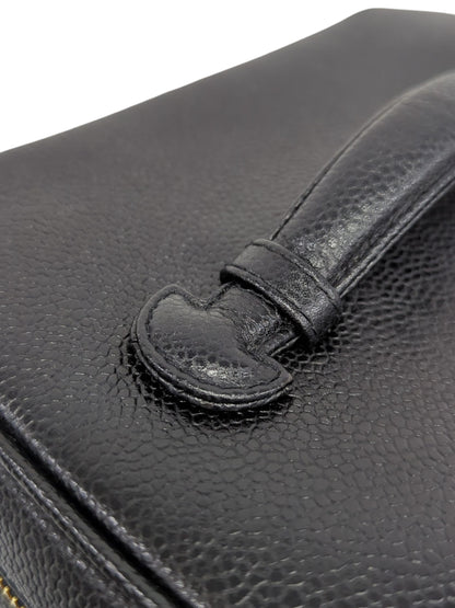 CHANEL キャビアスキン バニティバッグ