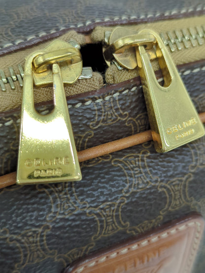 CELINE マカダム ハンドバッグ
