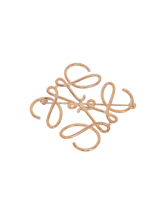 LOEWE アナグラム ブローチ