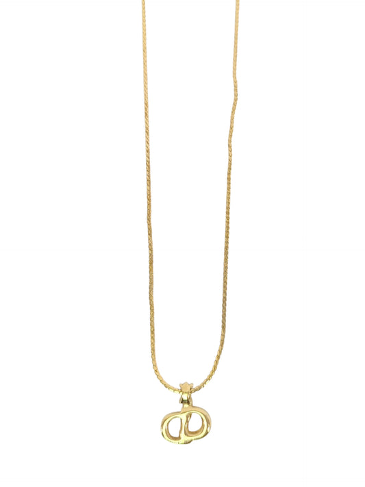 Dior Christian D Necklace