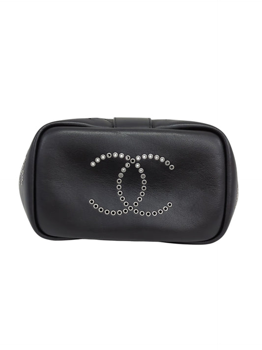 CHANEL Leather Perforated 2way Chain Shoulder Bag