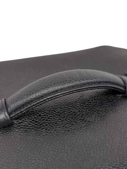 CHANEL キャビアスキン バニティバッグ