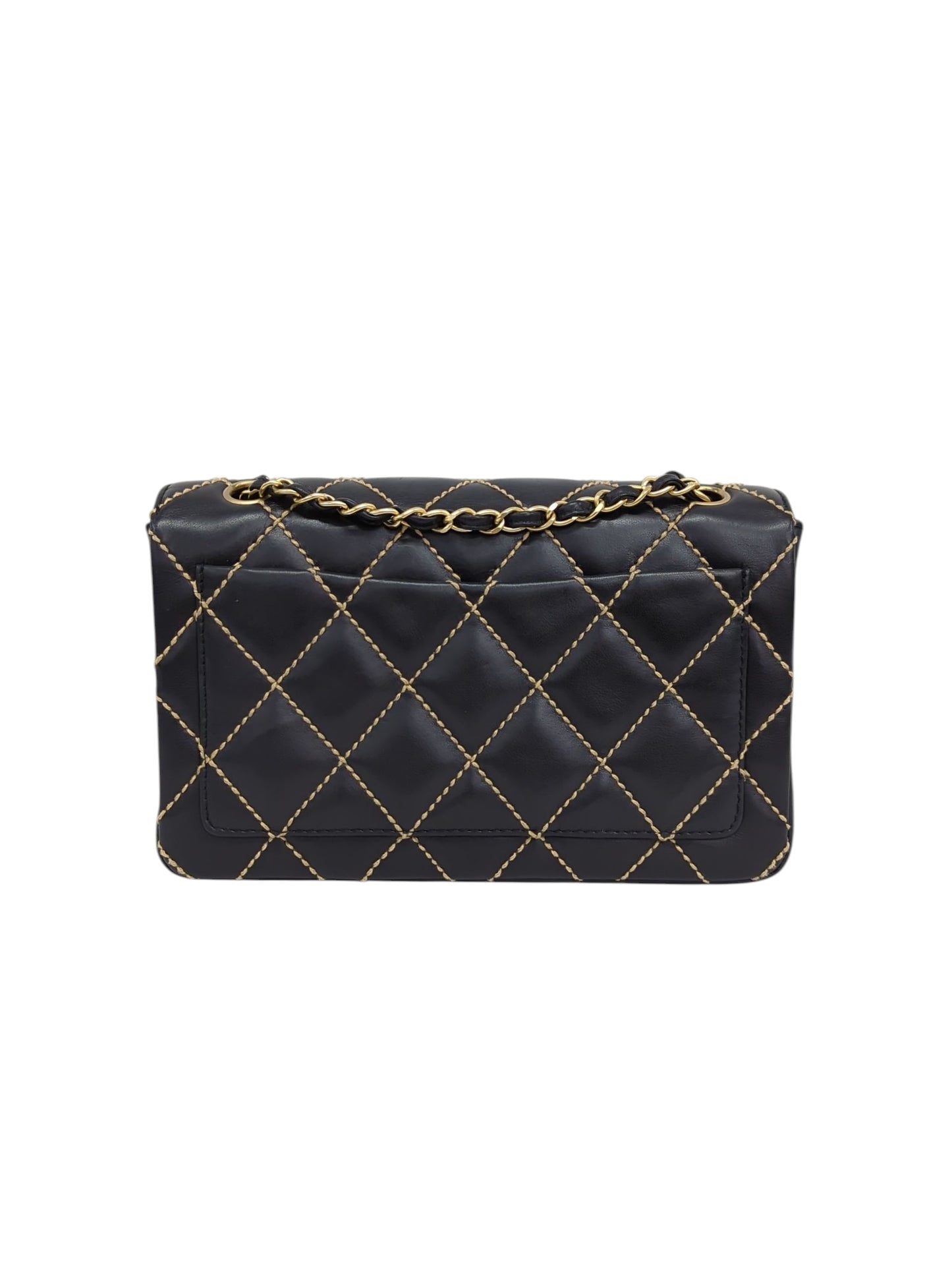 CHANEL ワイルドステッチ チェーンショルダーバッグ