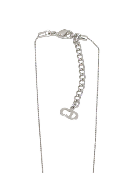 Dior ロゴネックレス シルバーメッキ ネックレス