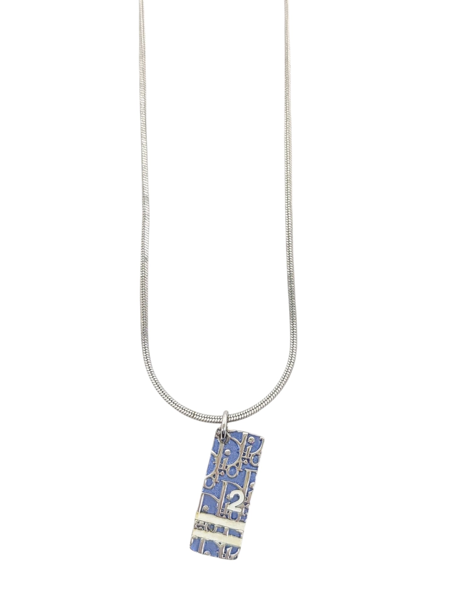 Dior トロッター メッキネックレス