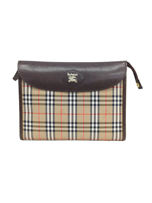 BURBERRY ノバチェック クラッチバッグ