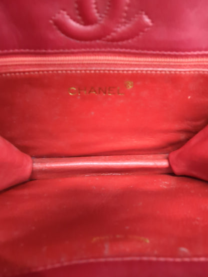 CHANEL ラムスキン オクタゴン ショルダーバッグ