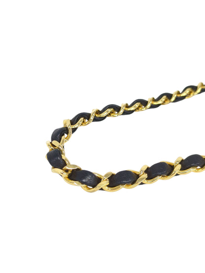 CHANEL ラムスキン ミニターンロックショルダーバッグ